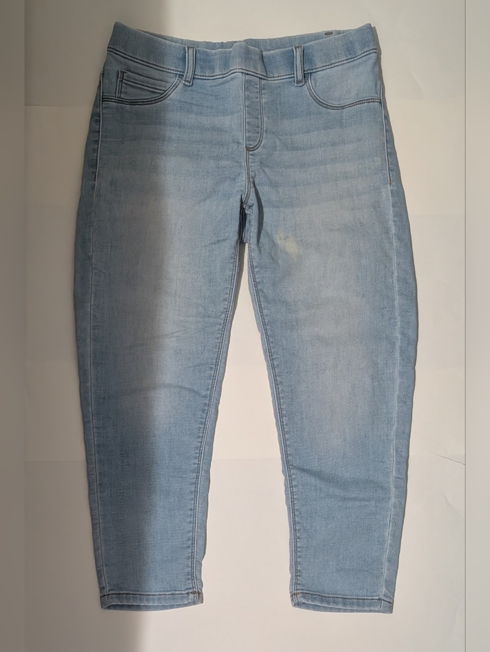 Mango Light Blue Women’s Pull On Jeans - Classic Stretch Denim Size US 4